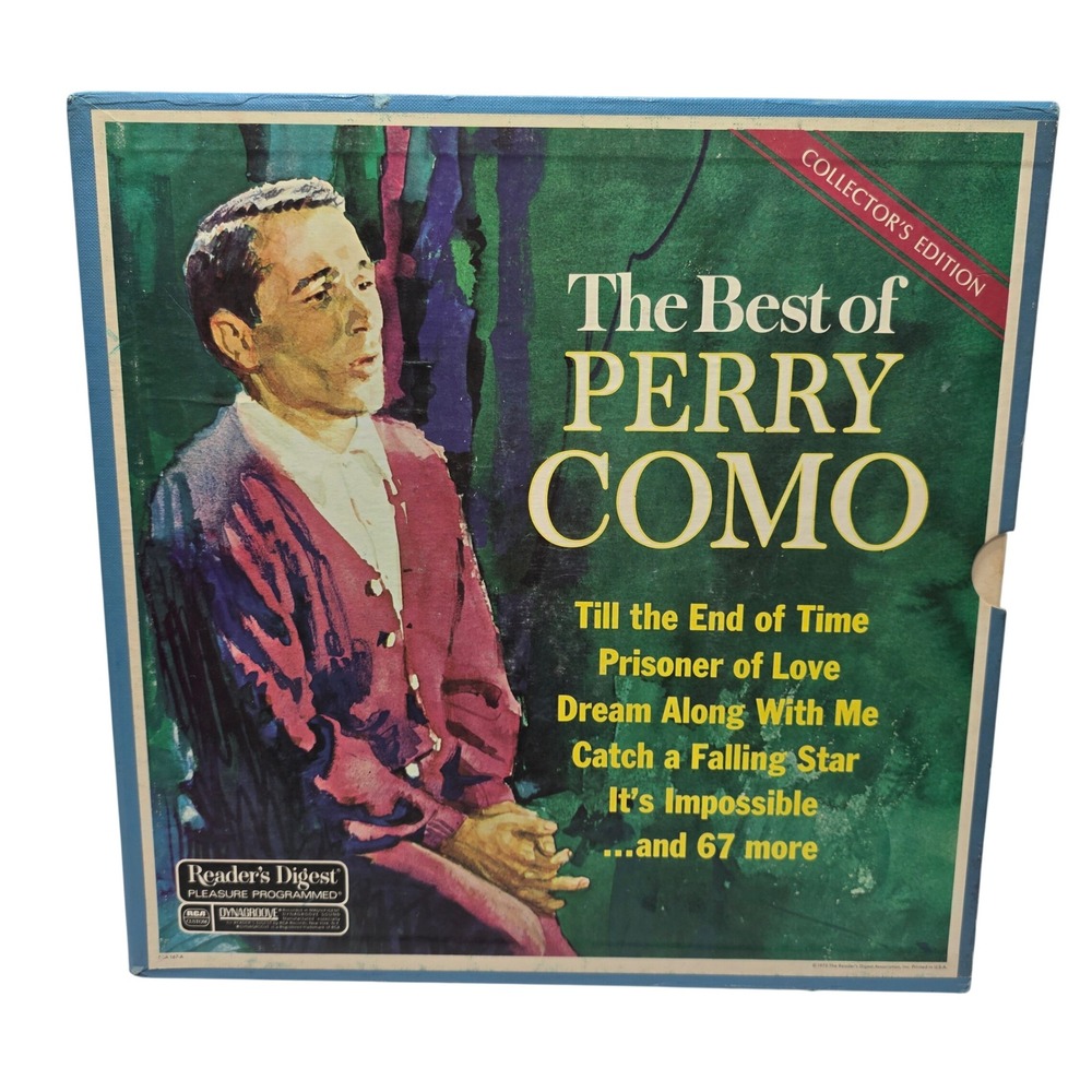 The Best of Perry Como Reader's Digest 6 LP Vinyl Box Set Collector's Edition *